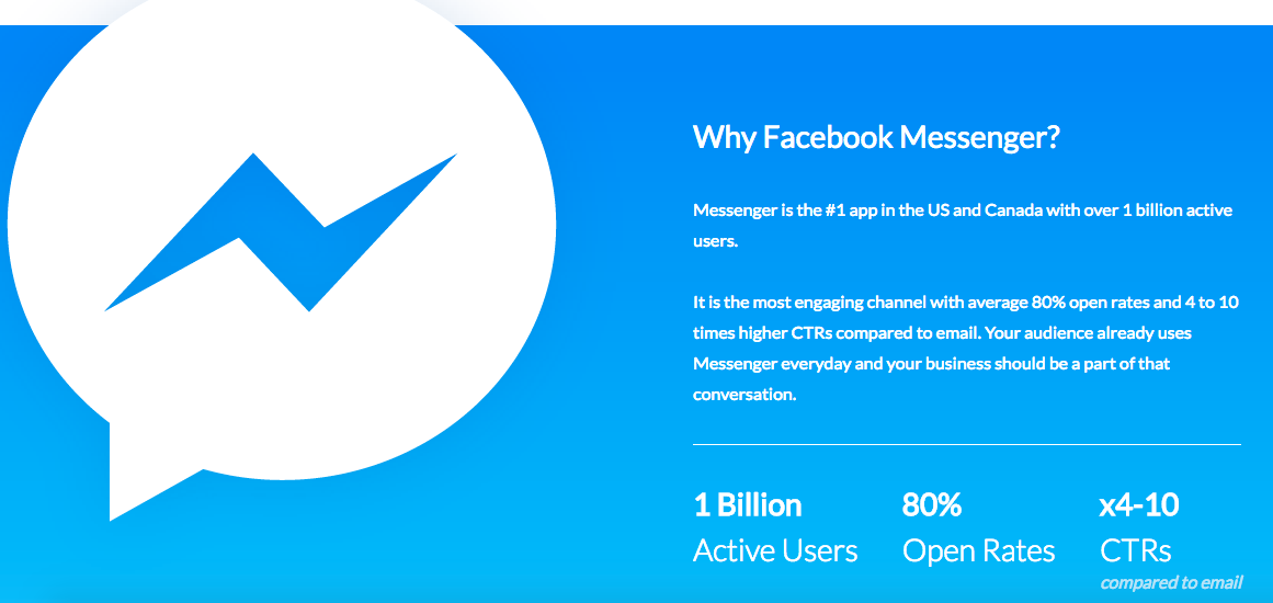 Wie-Online-Geldverdienen.de, Facebook Messenger Marketing mit Manychat. Warum Messenger Marketing lohnenswert ist.