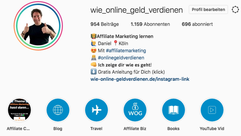 Instagram Business Account Besucher Sehen