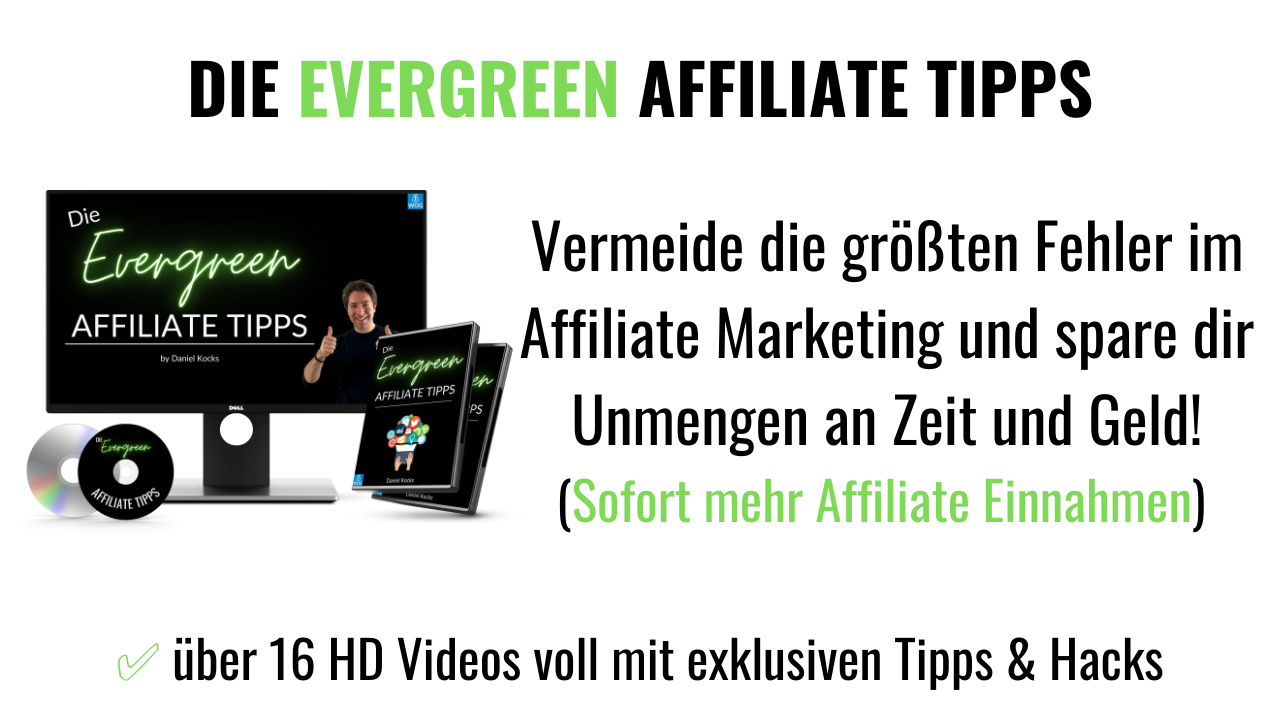 Evergreen Affiliate Tipps Instagram Link